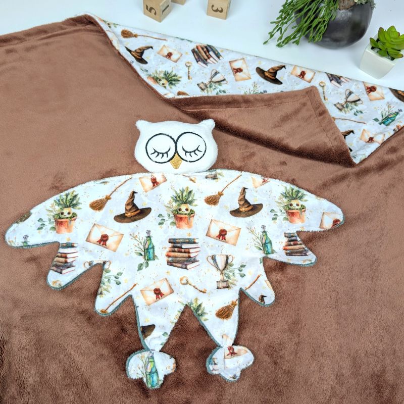 Owl comforter with HP print smooth inky